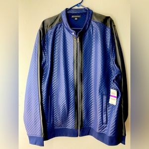 INC BRAND NEW JACKET 2XL Blue Black